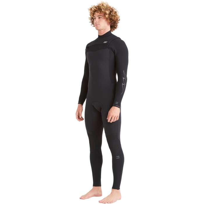 2024 Billabong Hombres Revolution 5/4mm Chest Zip Neopreno ABYW100178 - Black